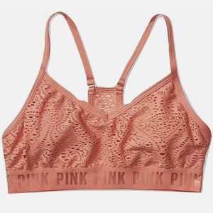 Victoria's Secret PINK Sports Bra Coral